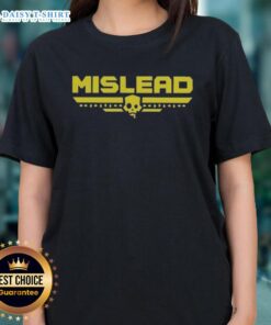Hot Skull Mislead Logo Ladies Tee featuring a stylish skull design perfect for trendy women's casual wear.