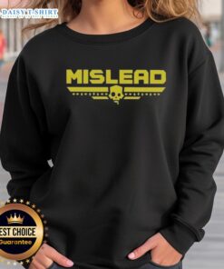 Hot Skull Mislead Logo Sweatshirt featuring a bold skull design, perfect for stylish and edgy casual wear.