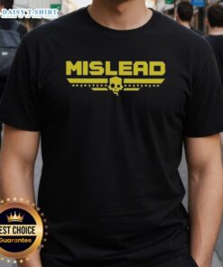 Alt Text: Hot Skull Mislead Logo T-Shirt featuring a bold skull graphic on a stylish, comfortable tee for edgy fashion lovers.