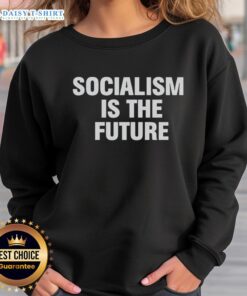 Stylish 'Hot Socialism Is The Future' sweatshirt design, perfect for expressing progressive fashion and beliefs.