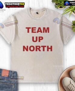 Hot Team Up North Utah Utes football washed t-shirt featuring vintage logo, perfect for fans and game day apparel.