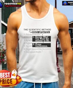 Hot-The-Scientific-Method-2025-Updates tank top featuring a modern design for science enthusiasts and educators.