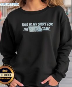 Hot Kansas City Chiefs Game sweatshirt, perfect for showing team spirit and staying cozy during the game.