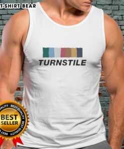 Hot Turnstile Color Wall Tank Top featuring vibrant colors and trendy design, perfect for summer fashion.