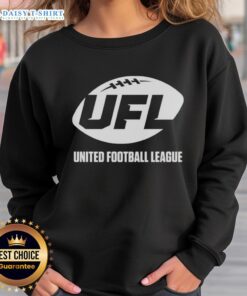 Alt Text: Hot UFL United Football League primary logo sweatshirt featuring bold design and comfortable fit for fans.