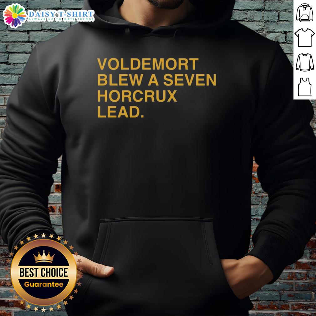 Hot Voldemort Blew A Seven Horcrux Lead Hoodie Stylish Hot Voldemort hoodie featuring seven Horcrux design, perfect for fans of the Harry Potter series and dark fashion.