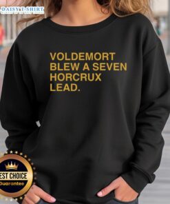 Hot Voldemort Blew A Seven Horcrux sweatshirt featuring a bold, eye-catching design for Harry Potter fans.