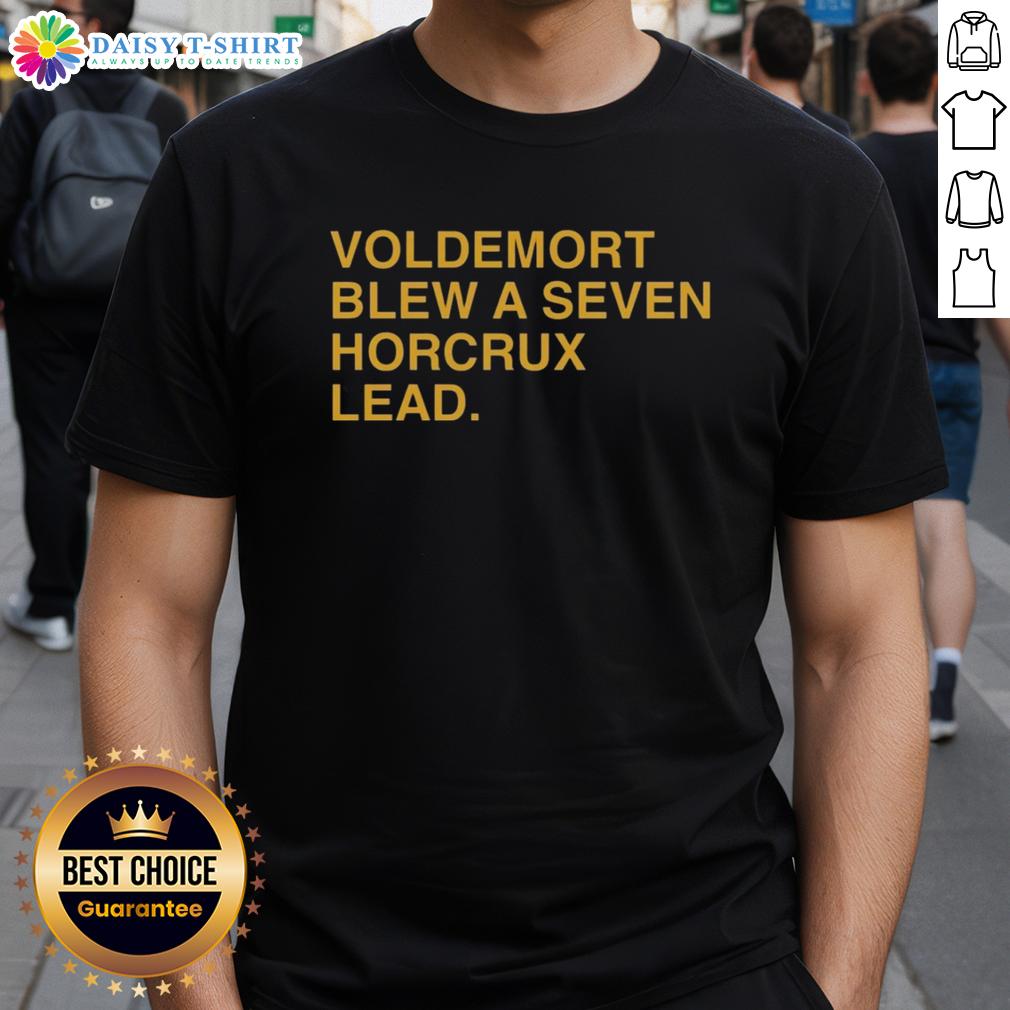 Hot Voldemort Blew A Seven Horcrux Lead T Shirt Hot Voldemort Blew A Seven Horcrux Lead T-Shirt featuring a bold graphic design inspired by the Harry Potter series.