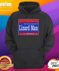 Hot Vote Lizard Man of Scape Ore Swamp 1988 US President hoodie design featuring a vibrant illustration of the character.