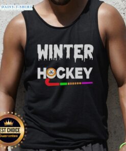 Hot Winter Hockey Logo Tank Top featuring a stylish design perfect for fans and players alike.