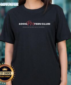 Nice 100 G Protein Exclusive Club Ladies Tee for fitness enthusiasts, celebrating protein goals and healthy lifestyles.