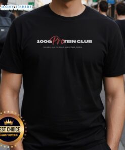 Nice 100 G Protein Exclusive Club T-Shirt for fitness enthusiasts who prioritize protein intake and muscle growth.