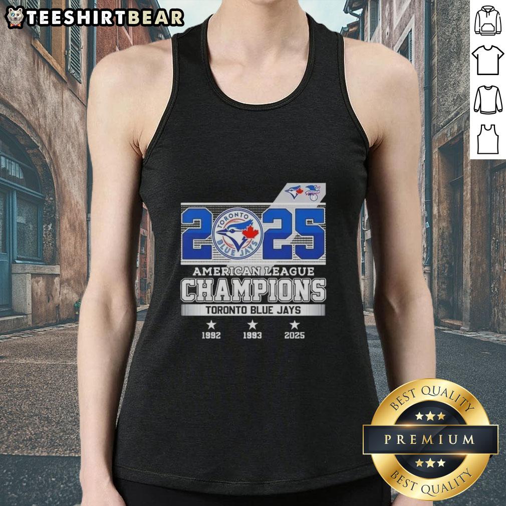 Nice 2025 American League Champions Toronto Blue Jays 3X Times Tank Top Toronto Blue Jays 2025 American League Champions tank top, featuring a stylish 3x design for fans and collectors.