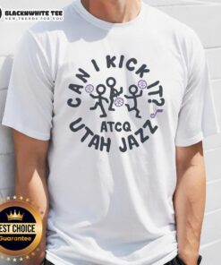 Nice A Tribe Called Quest X Utah Jazz 'Can I Kick It' T-Shirt featuring vibrant graphics and a stylish design.