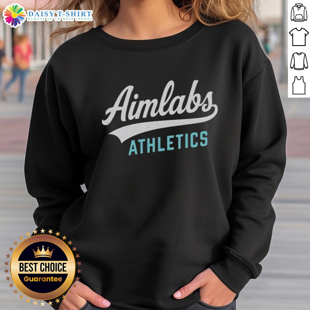 Nice Aimlabs Athletics Logo Sweatshirt Nice Aimlabs Athletics Logo Sweatshirt featuring a stylish design, perfect for gamers and fitness enthusiasts.