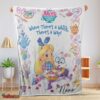 Nice Alice's Wonderland Bakery Disney Junior Blanket Fleece Customized Blanket