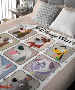 Nice All Dogs In Walt Disney World Moods Blanket Customize Blanket - Image 3
