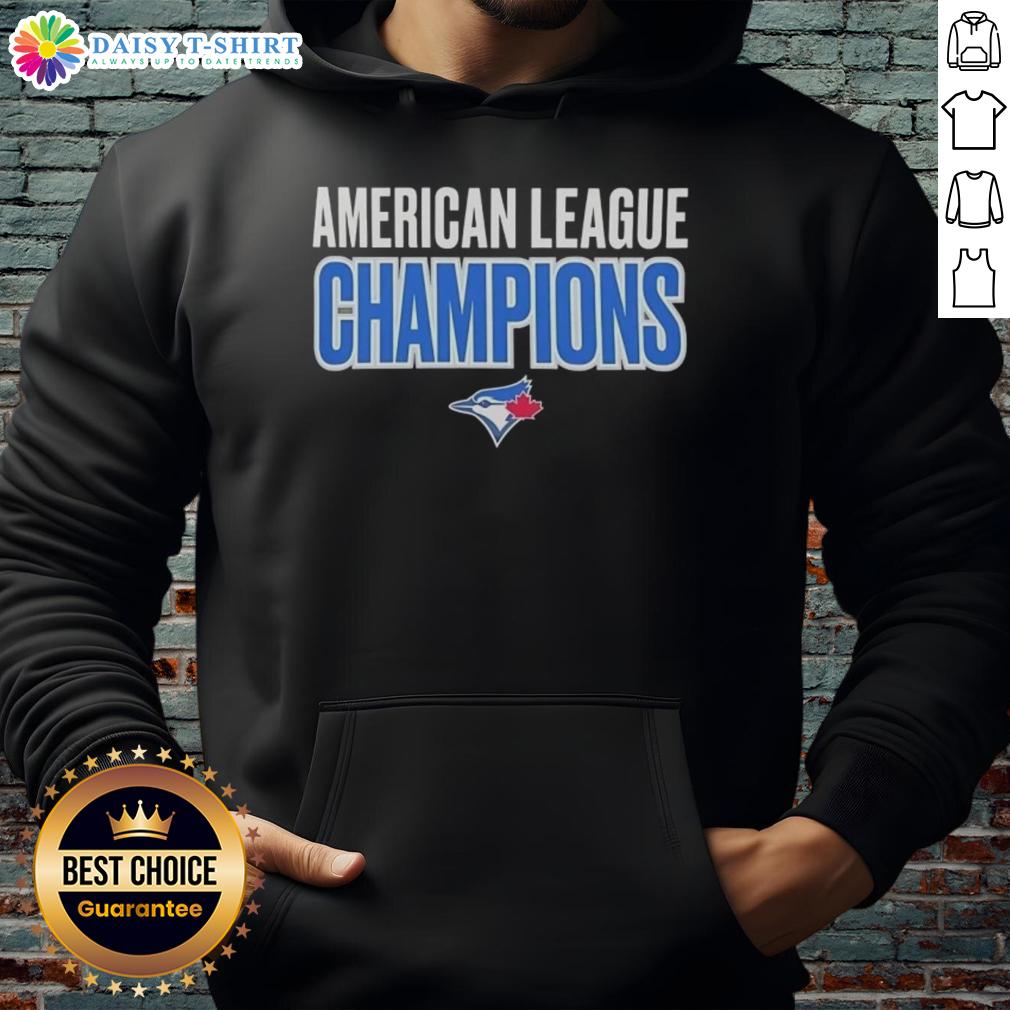 Nice American League Champions Toronto Blue Jays 2025 Logo Hoodie