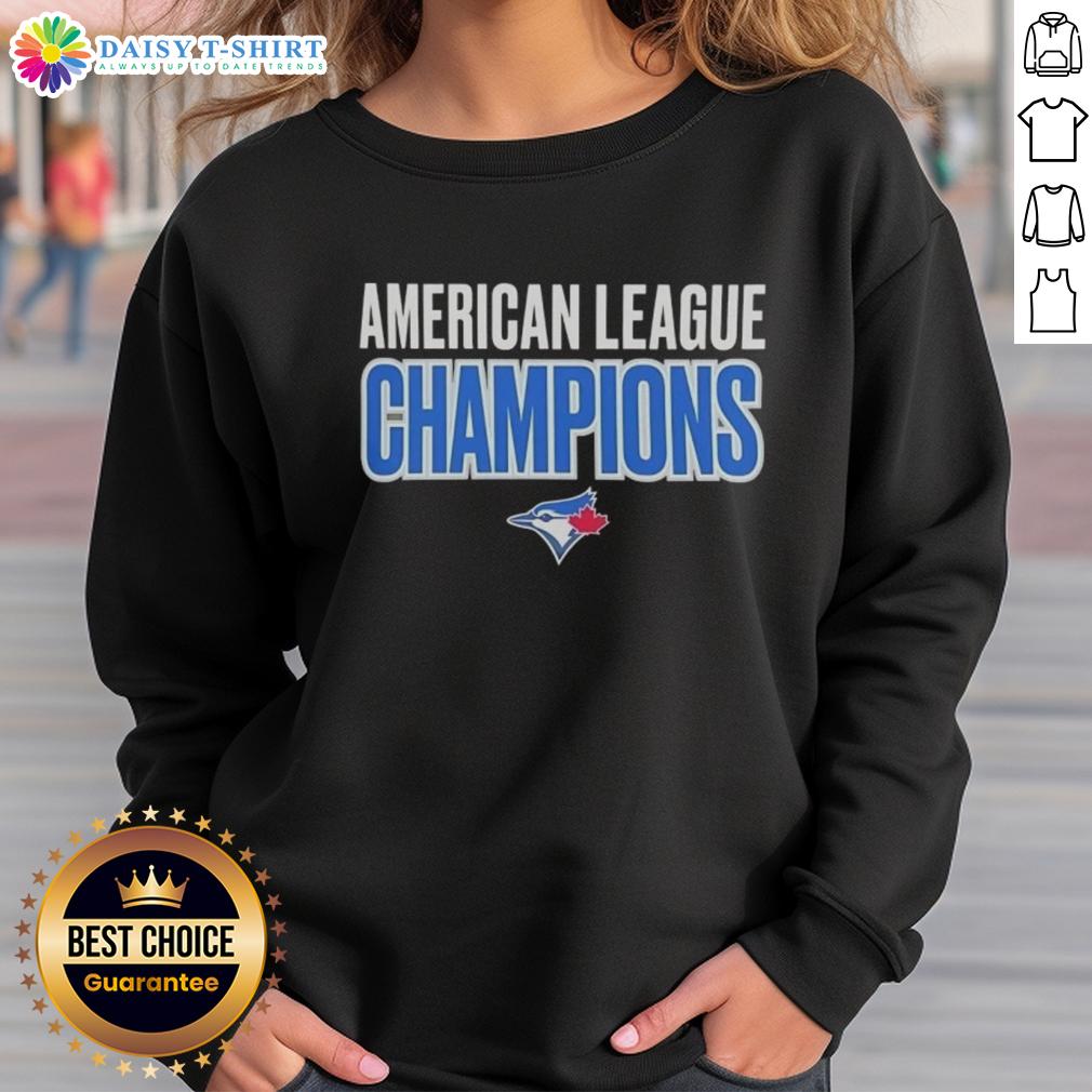 Nice American League Champions Toronto Blue Jays 2025 Logo Sweatshirt
