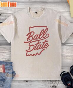 Nice Ball State Indiana Hoosiers Script T-Shirt - Image 6