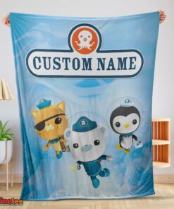 Nice BBC The Octonauts Velveteen Cute Blanket Fleece Customized Blanket