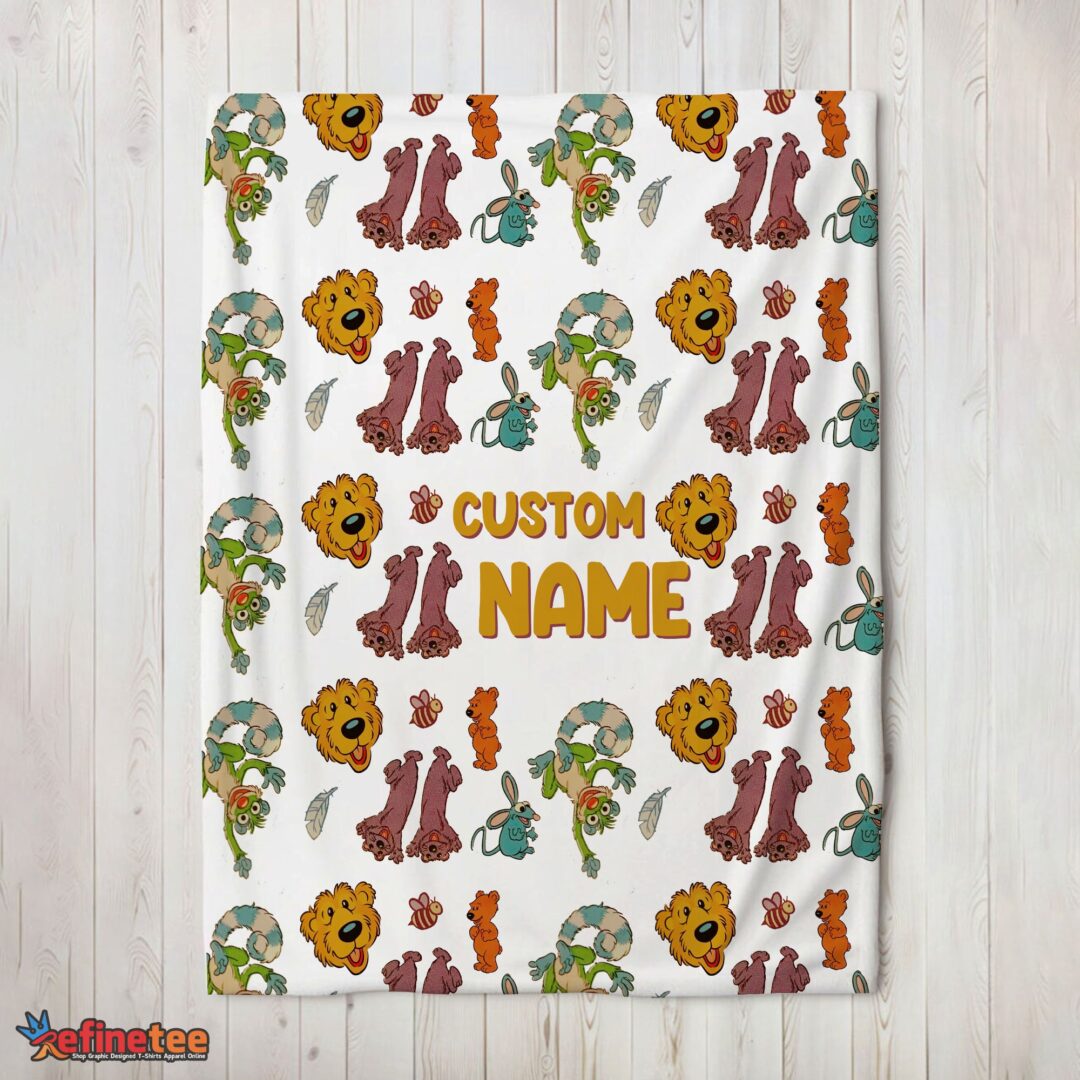 nice-bear-in-the-big-blue-house-cute-character-blanket-fleece-customized-blanket-mk-02 Nice Bear In The Big Blue House Cute Character Blanket Fleece Customized Blanket