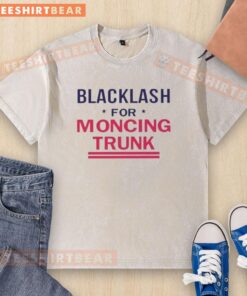 Nice Blacklash Moncing Trunk Washed T-Shirt in black, featuring a stylish design and comfortable fit for casual wear.
