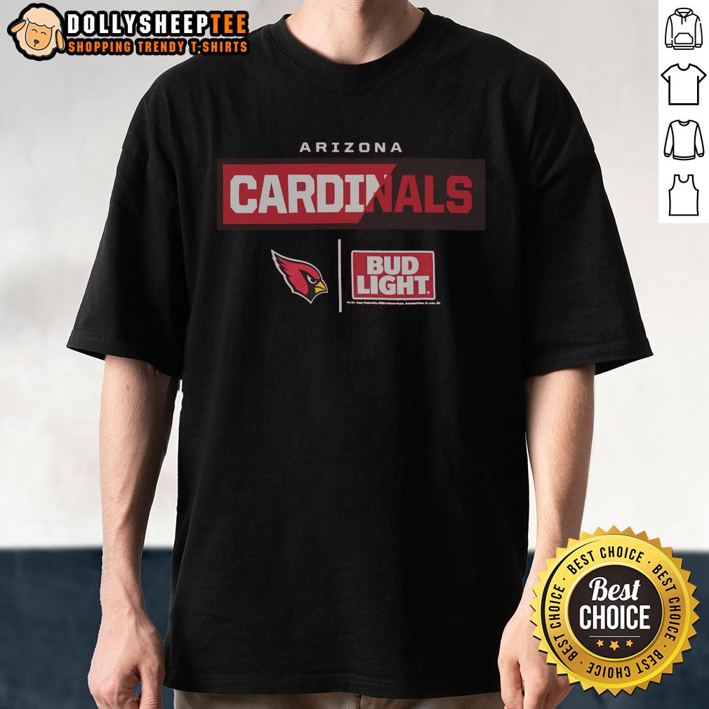 Nice Bud Light Arizona Cardinals Team T Shirt Nice Bud Light Arizona Cardinals Team T-Shirt featuring vibrant team colors and logo, perfect for game day wear.