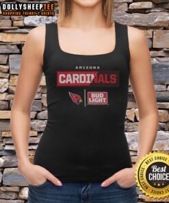 Stylish Nice Bud Light Arizona Cardinals team tank top for fans, perfect for game day or casual wear.