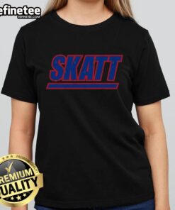 Nice Cam Skattebo NY Football Ladies Tee featuring stylish design and comfortable fit for sports enthusiasts.