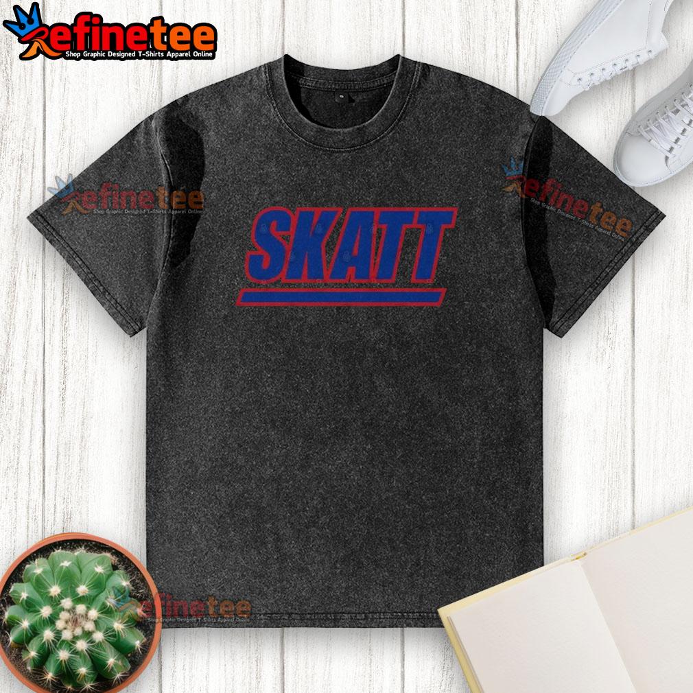 nice-cam-skattebo-ny-football-washed-t-shirt Comfortable Nice Cam Skattebo NY football washed t-shirt in casual style, perfect for fans and everyday wear.