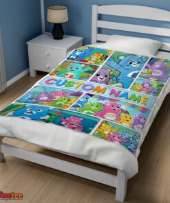 Nice Care Bears Friends Blanket Fleece Customized Blanket - Image 3