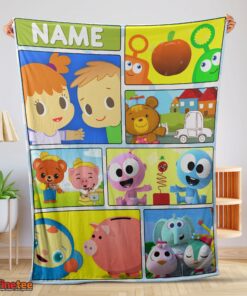 Nice Cartoon Baby First TV Quilt Velveteen Cute Blanket Fleece Customized Blanket