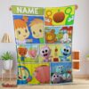 Nice Cartoon Baby First TV Quilt Velveteen Cute Blanket Fleece Customized Blanket