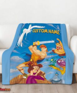 Nice Cartoon Disney Hercules With Friends Blanket Fleece Customized Blanket - Image 3