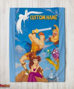 Nice Cartoon Disney Hercules With Friends Blanket Fleece Customized Blanket