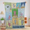 Nice Cartoon Elephant & Piggie Blanket Fleece Customized Blanket