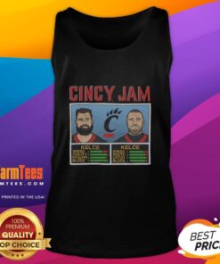Nice Cincy Jam featuring Kelce in a stylish Kelce tank top, perfect for fans celebrating Cincinnati sports.