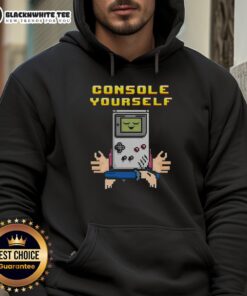 Alt Text: Retro Gameboy hoodie featuring a playful design, perfect for gamers who love console nostalgia and cozy style.