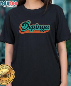 Stylish Nice DePinga-style Miami Dolphins ladies tee in vibrant colors, perfect for game day or casual wear.
