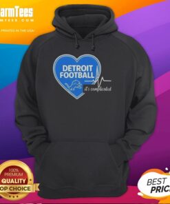 Alt Text: Nice Detroit Lions Football Heartbeat hoodie showcasing team spirit and style for fans of the NFL.