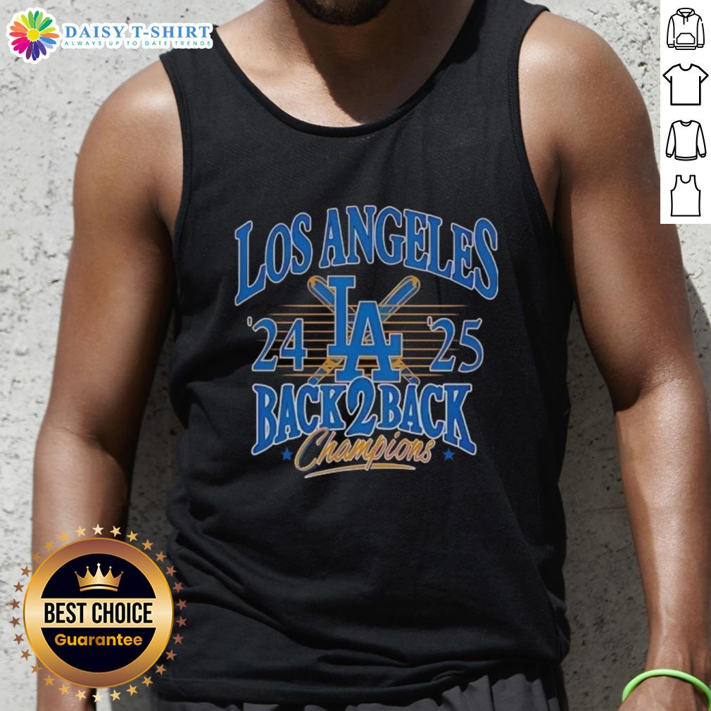 Nice Dodgers 2025 National League Champions Celebration Baseball Tank Top 2025 National League Champions celebration baseball tank top featuring the Nice Dodgers logo and festive colors.