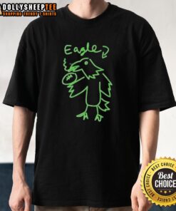 Nice Eagle Philadelphia Eagles Kelly Green T-Shirt featuring vibrant team logo and comfortable fit for fans.