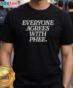 Nice Everyone Agrees With Phee Napheesa Collier WNBA T-Shirt featuring vibrant design and player graphics.