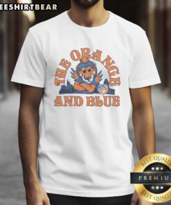 Nice FC Cincinnati The Orange And Blue T-Shirt featuring vibrant colors and team logo, perfect for fans and supporters.