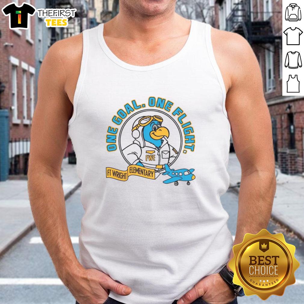 nice-ft-wright-elementary-one-goal-one-flight-tank-top Nice Ft Wright Elementary  One Goal One Flight T-Shirt - Image 4
