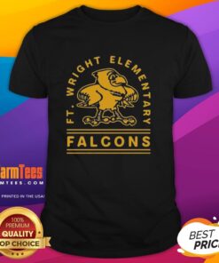 Nice Ft Wright Falcons Gold Arch T-Shirt featuring bold graphics and comfortable fit, perfect for fans and casual wear.