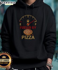 Nice Fueled By Pizza Hoodie in vibrant colors, perfect for pizza lovers and casual outings.