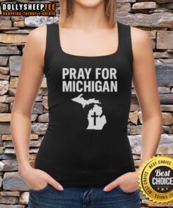 Nice Grand Blanc Michigan Shooting Prayer Tank Top featuring a stylish design promoting peace and community support.