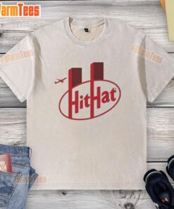 Nice Hithat 911 logo on a washed t-shirt, showcasing a stylish and casual design perfect for everyday wear.